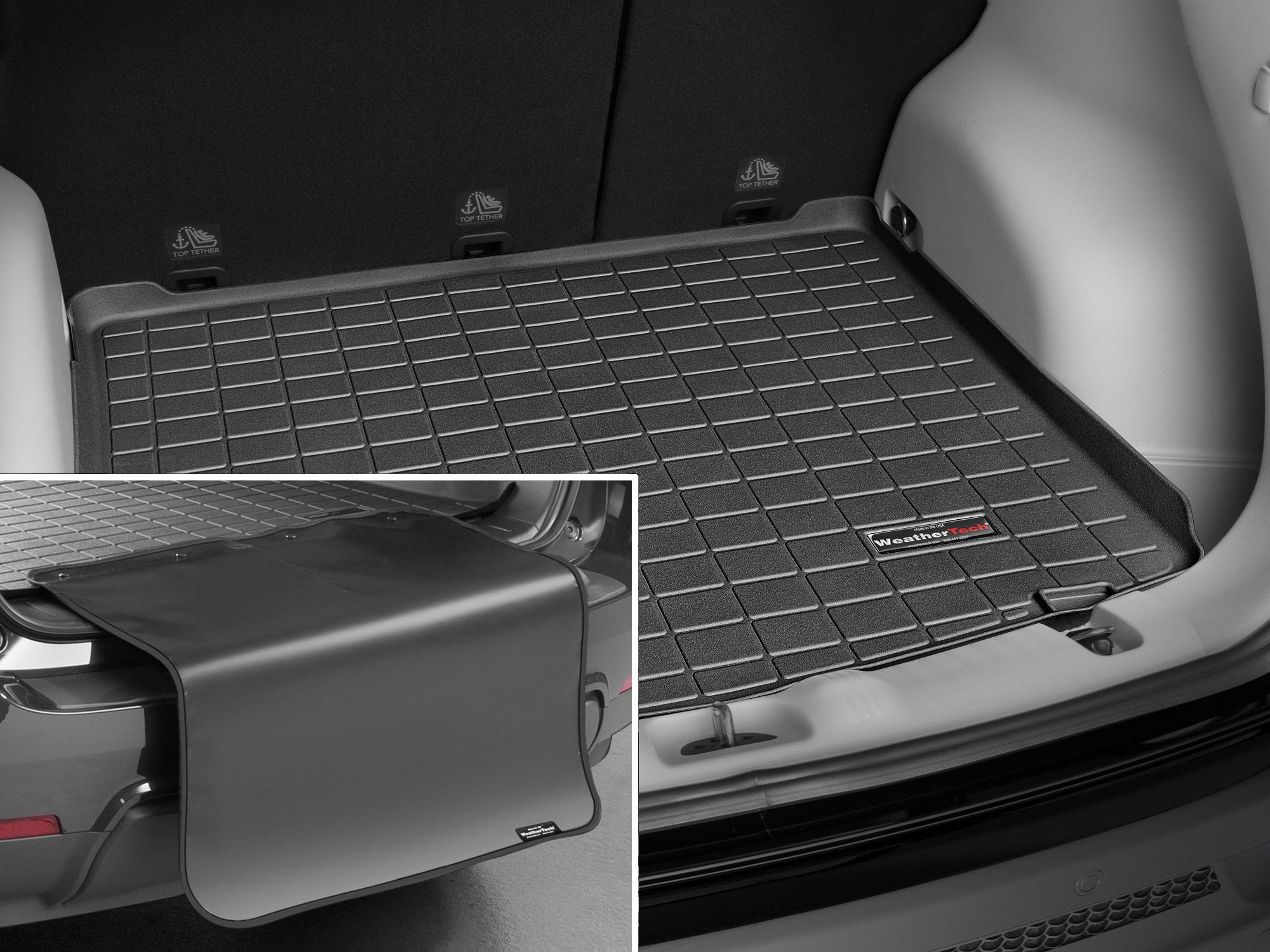 Boot liner | Behind 2nd row | Porsche Cayenne E-Hybrid all models