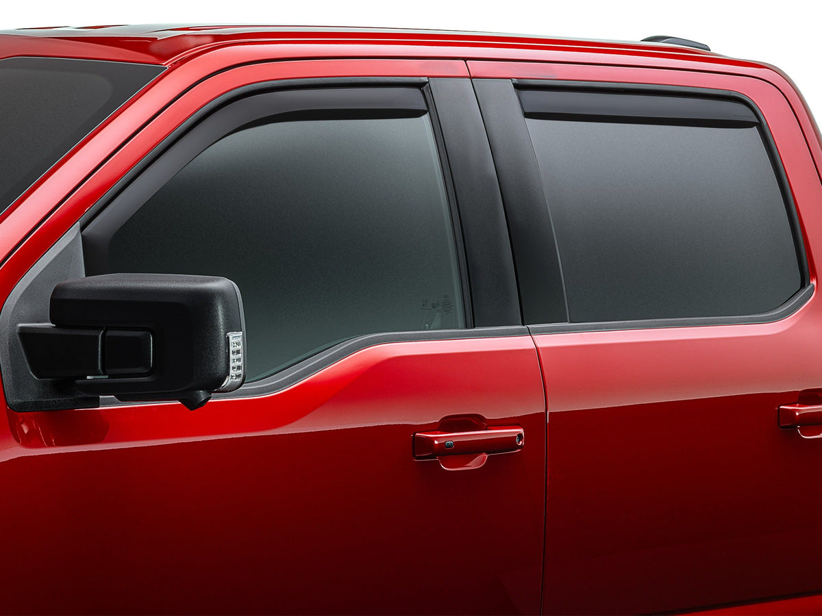 WeatherTech Seitenscheiben-Windabweiser für Ford Ranger, vorne und hinten, mattschwarz