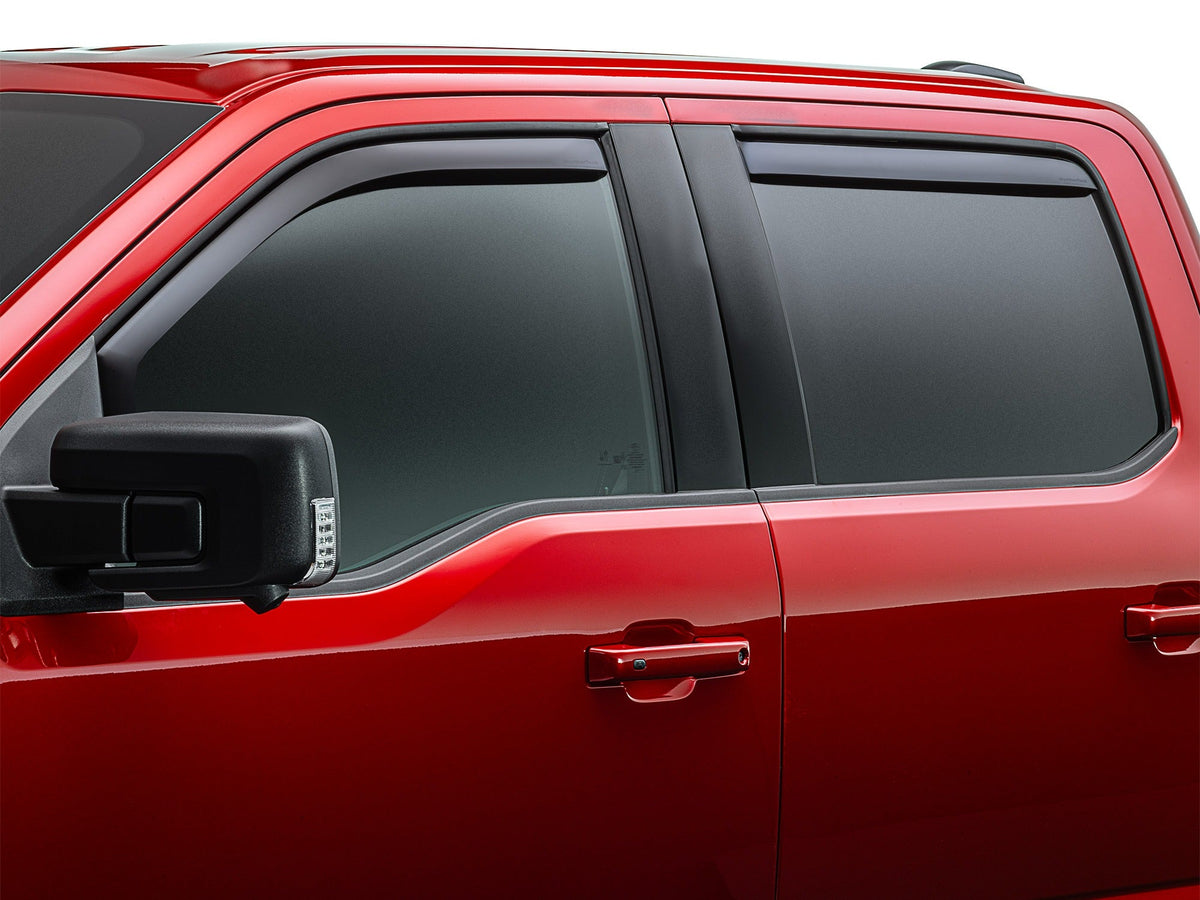 WeatherTech Seitenscheiben-Windabweiser für Ford Ranger, vorne und hinten, rauchgrau