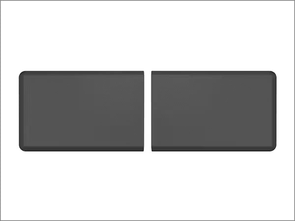 ComfortMat Connect in Schwarz, Endmatten 24" x 36" Carbonfaser-Optik (2 Stück, verpackt)