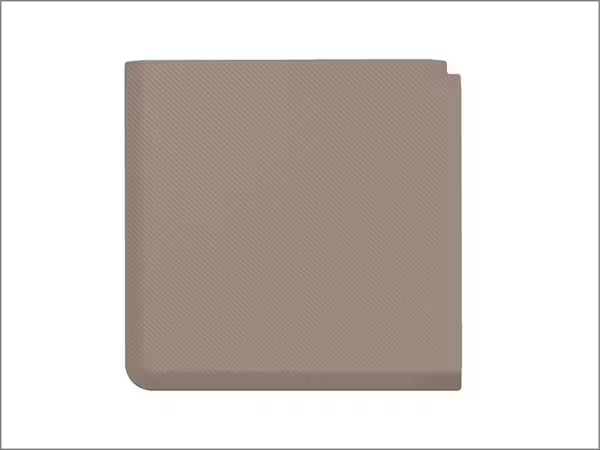 ComfortMat Connect in Beige, Eckmatte 25" x 25" Carbonfaser-Optik (einzeln verpackt)