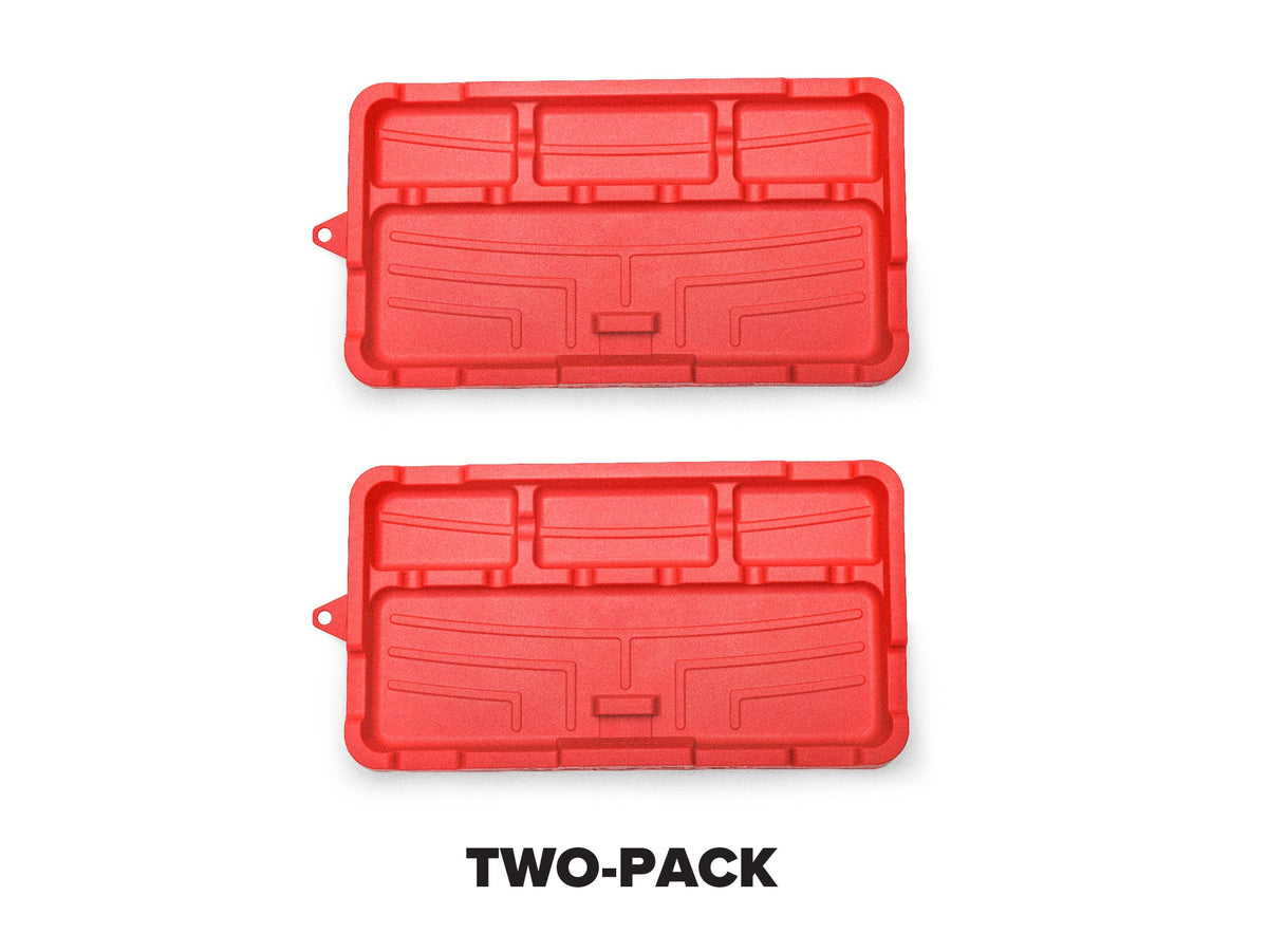 WeatherTech ToolTray Werkzeugablage im 2er-Set in Rot