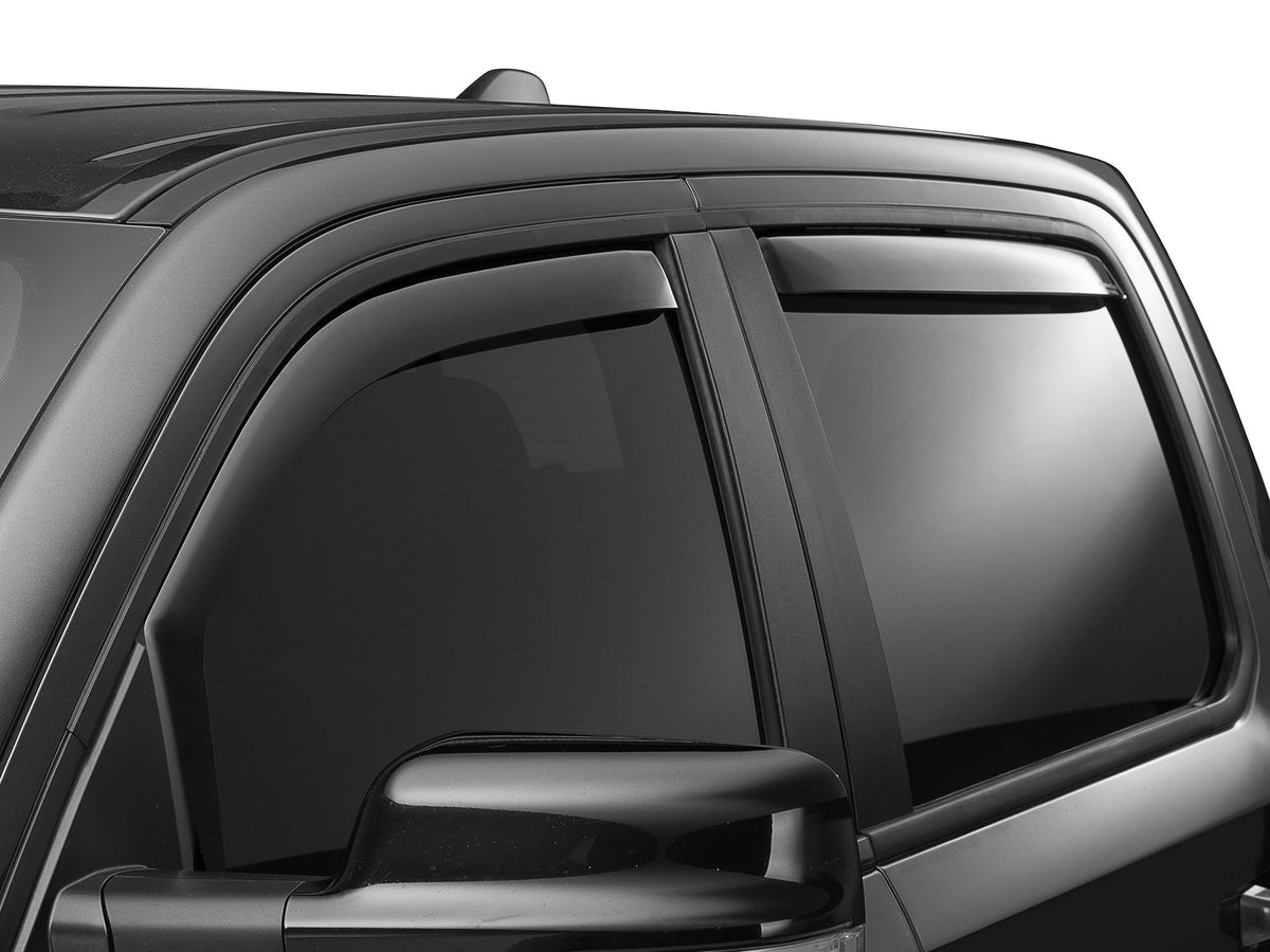 WeatherTech Seitenscheiben-Windabweiser für Dodge Ram Truck, vorne und hinten, rauchgrau