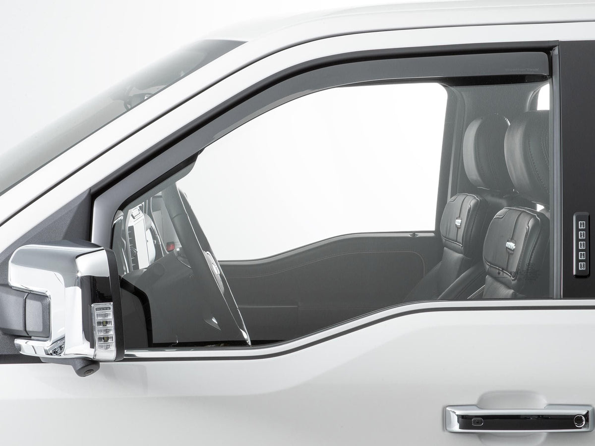 WeatherTech Seitenscheiben-Windabweiser für Ford F-150 Lightning, vorne, rauchgrau